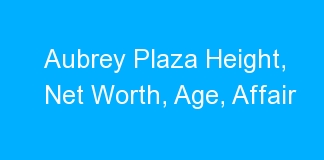 Aubrey Plaza Height, Net Worth, Age, Affair