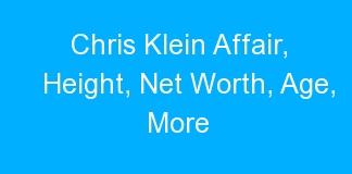Chris Klein Affair, Height, Net Worth, Age, More