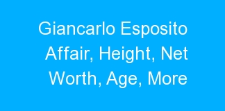 Giancarlo Esposito Affair, Height, Net Worth, Age, More