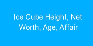 Ice Cube Height, Net Worth, Age, Affair