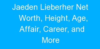 Jaeden Lieberher Net Worth, Height, Age, Affair, Career, and More