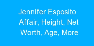 Jennifer Esposito Affair, Height, Net Worth, Age, More
