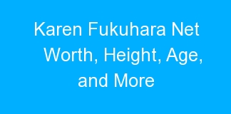 Karen Fukuhara Net Worth, Height, Age, and More