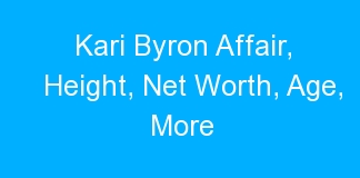 Kari Byron Affair, Height, Net Worth, Age, More
