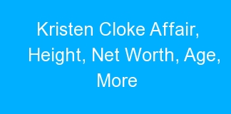 Kristen Cloke Affair, Height, Net Worth, Age, More