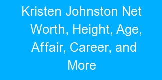 Kristen Johnston Net Worth, Height, Age, Affair, Career, and More