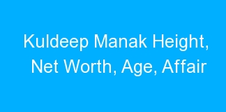 Kuldeep Manak Height, Net Worth, Age, Affair