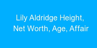 Lily Aldridge Height, Net Worth, Age, Affair