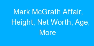 Mark McGrath Affair, Height, Net Worth, Age, More