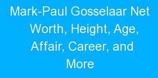 Mark-Paul Gosselaar Net Worth, Height, Age, Affair, Career, and More