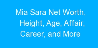Mia Sara Net Worth, Height, Age, Affair, Career, and More