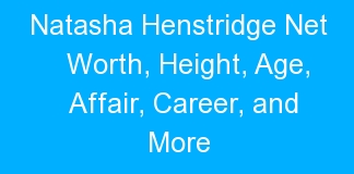 Natasha Henstridge Net Worth, Height, Age, Affair, Career, and More