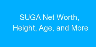 SUGA Net Worth, Height, Age, and More