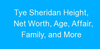 Tye Sheridan Height, Net Worth, Age, Affair, Family, and More