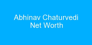 Abhinav Chaturvedi Net Worth