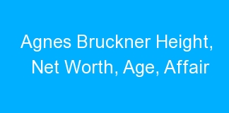 Agnes Bruckner Height, Net Worth, Age, Affair