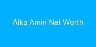 Alka Amin Net Worth