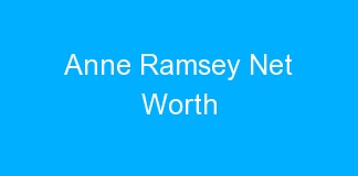 Anne Ramsey Net Worth