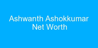 Ashwanth Ashokkumar Net Worth