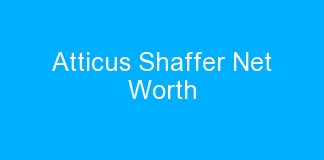 Atticus Shaffer Net Worth