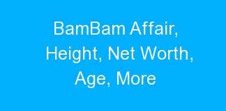 BamBam Affair, Height, Net Worth, Age, More