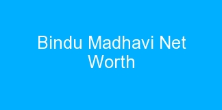 Bindu Madhavi Net Worth