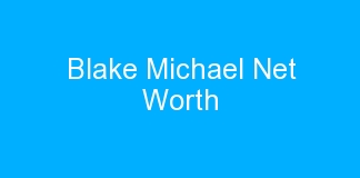 Blake Michael Net Worth
