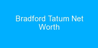 Bradford Tatum Net Worth