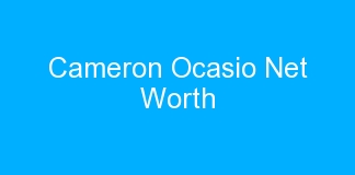 Cameron Ocasio Net Worth