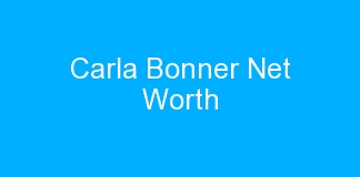 Carla Bonner Net Worth