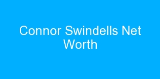 Connor Swindells Net Worth