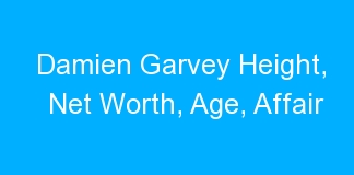 Damien Garvey Height, Net Worth, Age, Affair