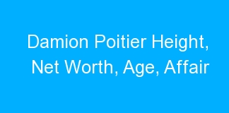 Damion Poitier Height, Net Worth, Age, Affair