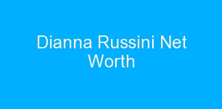 Dianna Russini Net Worth