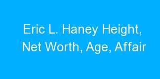 Eric L. Haney Height, Net Worth, Age, Affair