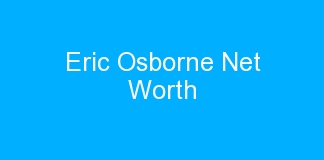 Eric Osborne Net Worth