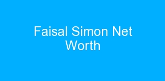 Faisal Simon Net Worth