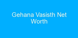 Gehana Vasisth Net Worth