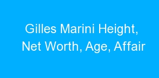 Gilles Marini Height, Net Worth, Age, Affair