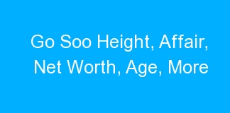 Go Soo Height, Affair, Net Worth, Age, More