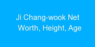 Ji Chang-wook Net Worth, Height, Age