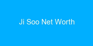 Ji Soo Net Worth