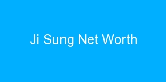 Ji Sung Net Worth