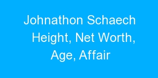 Johnathon Schaech Height, Net Worth, Age, Affair