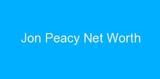 Jon Peacy Net Worth