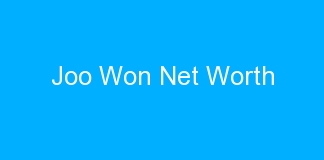 Joo Won Net Worth