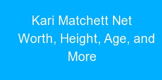 Kari Matchett Net Worth, Height, Age, and More