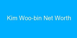 Kim Woo-bin Net Worth