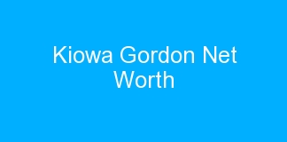 Kiowa Gordon Net Worth