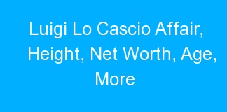 Luigi Lo Cascio Affair, Height, Net Worth, Age, More